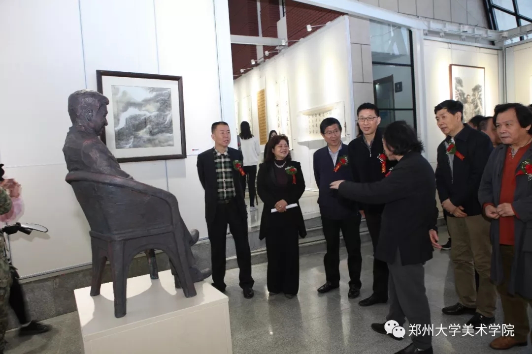 纪念五一口号70周年和改革开放40周年书画、