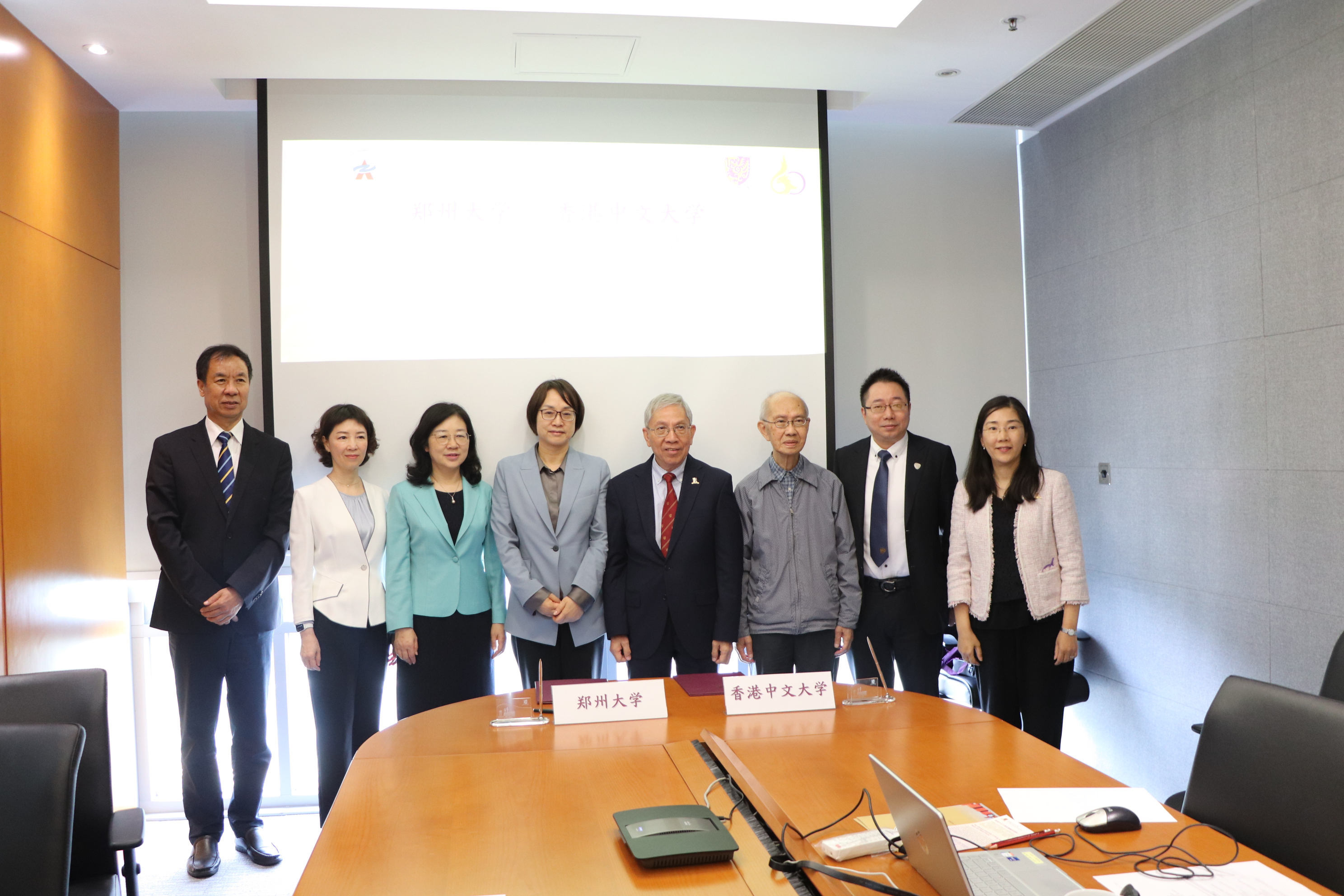 校长李蓬院士随河南省教育代表团访问香港大学,香港中文大学等香港