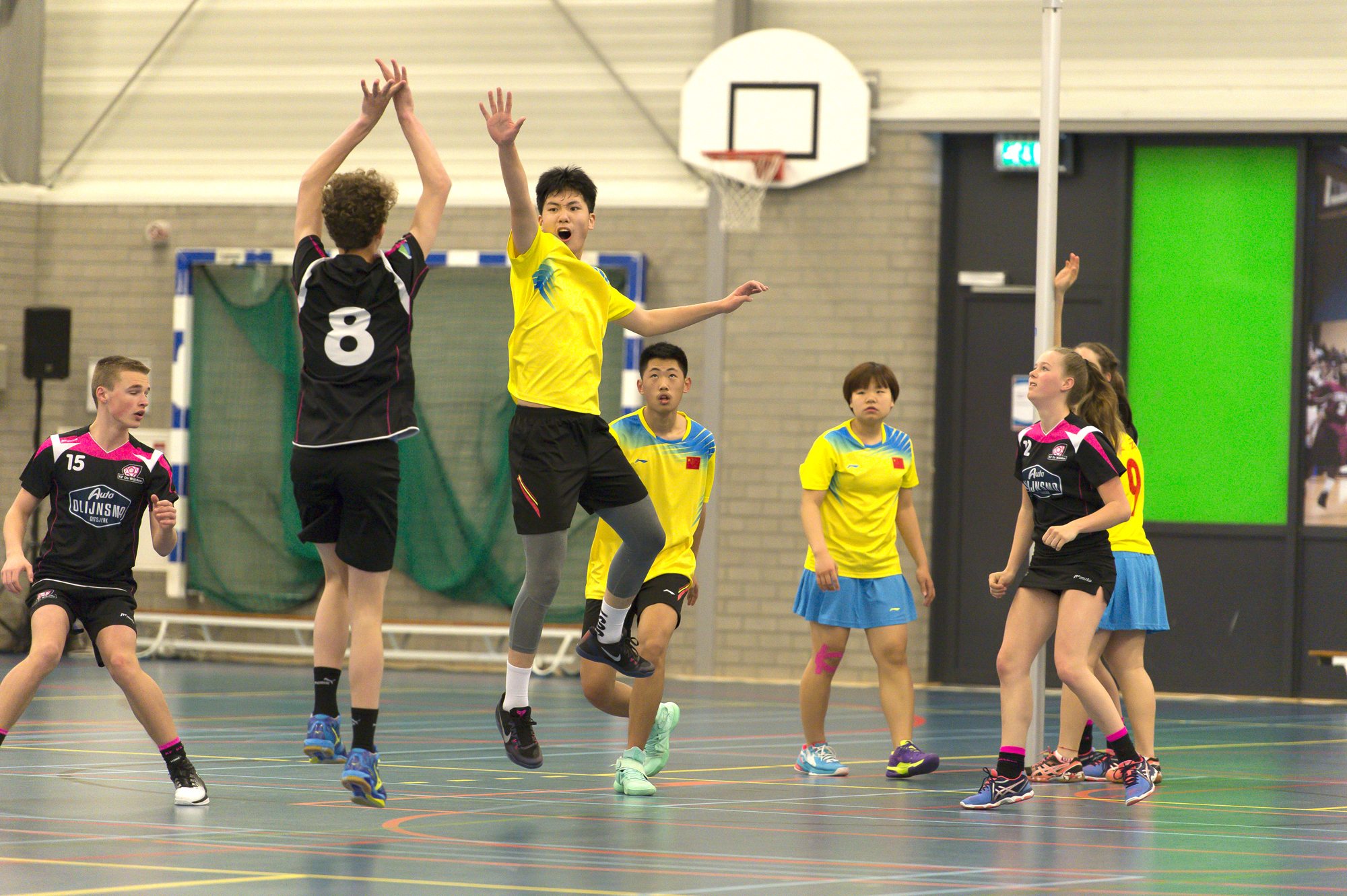 u19世界杯荷球赛中国代表队凯旋暨郑州大学第二附属中学荷球外事活动